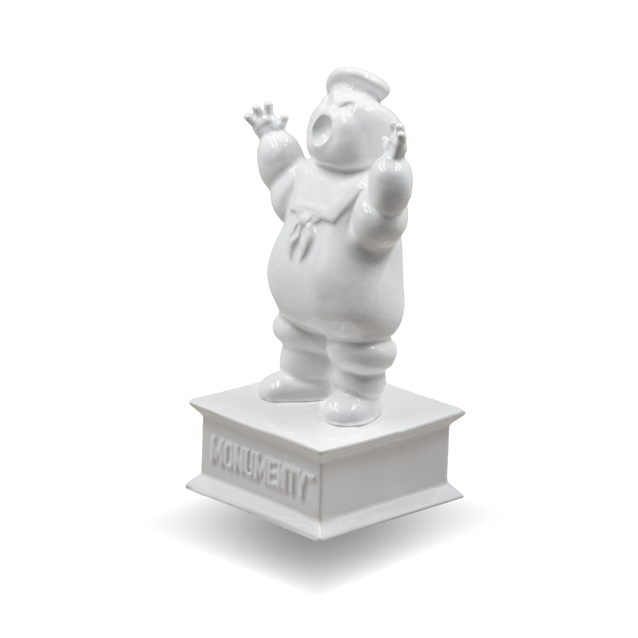 Omaggio a "Stay Puft Marshmallow Man (1984)" - bianco