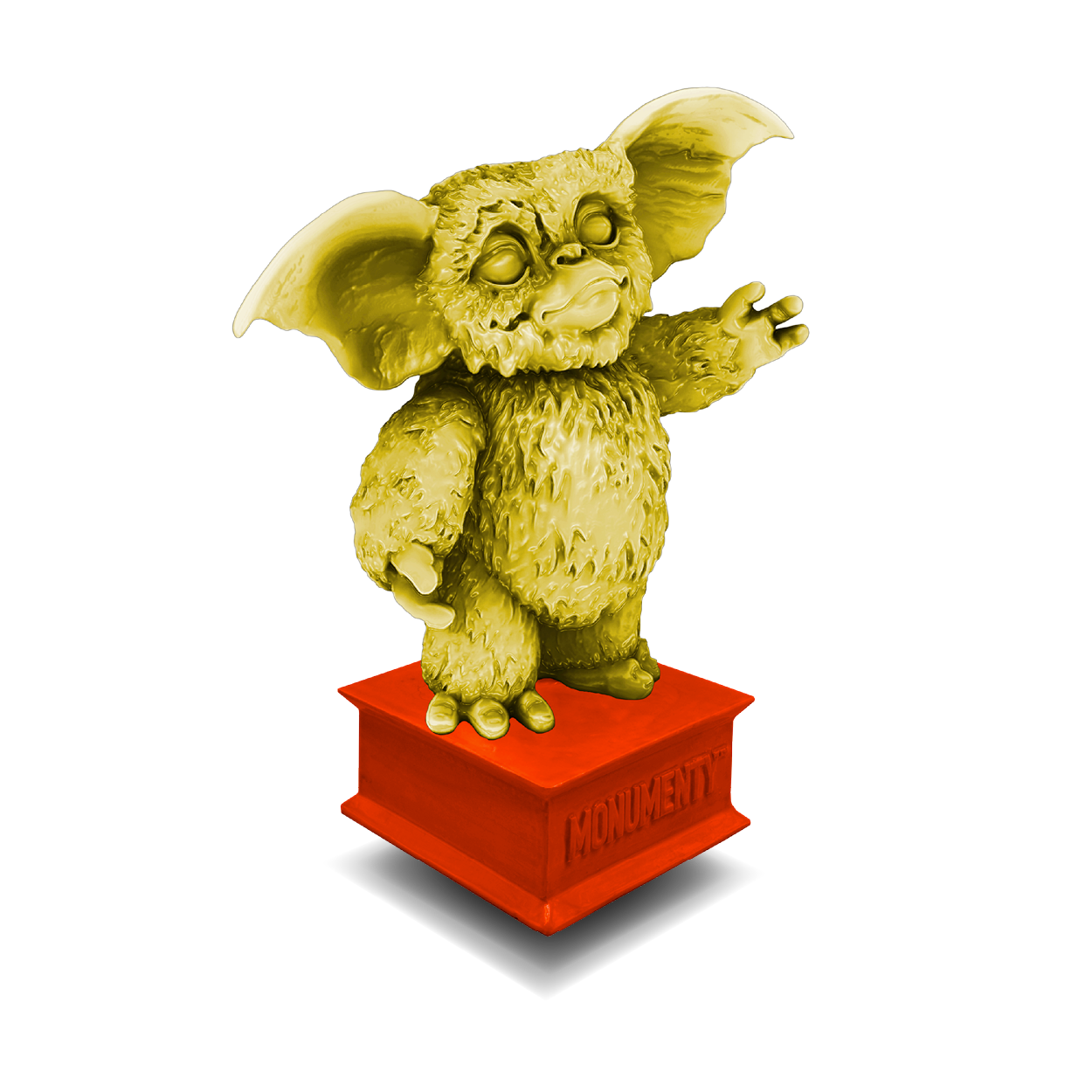 Omaggio a " Gremlins (1992)" - giallo e rosso