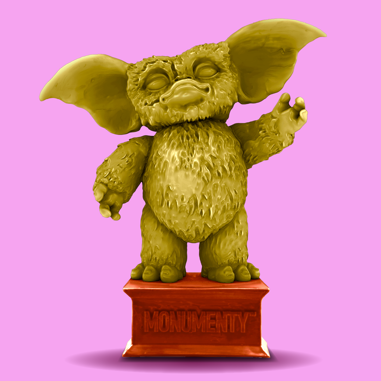 Omaggio a " Gremlins (1992)" - giallo e rosso