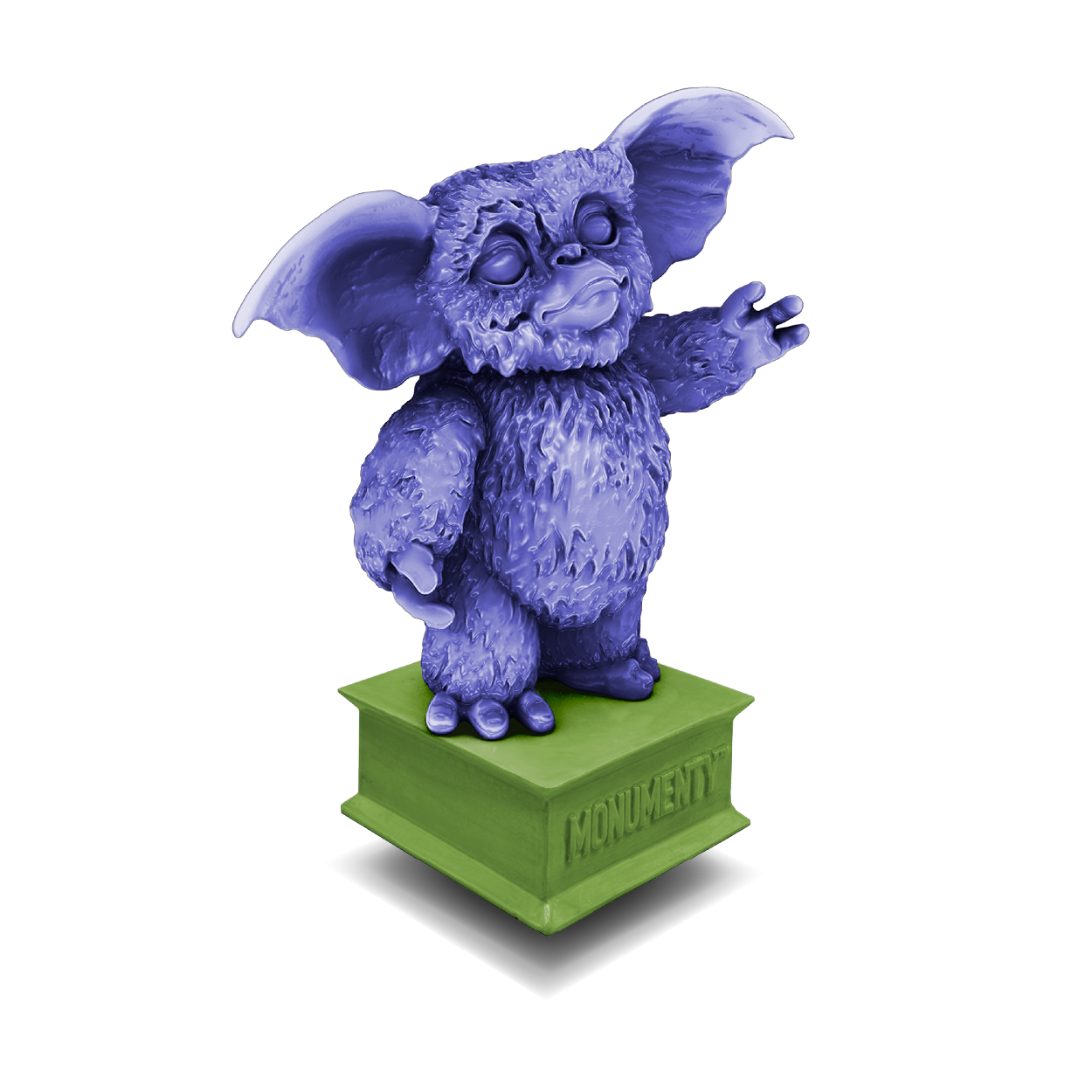 Omaggio a " Gremlins (1992)" - viola e verde